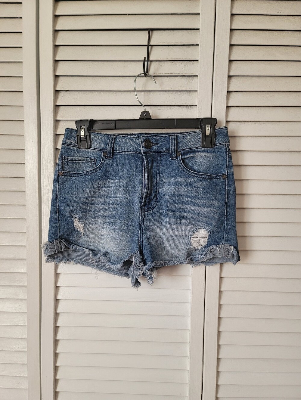 REFUGE Ripped Jean Shorts, Size 2